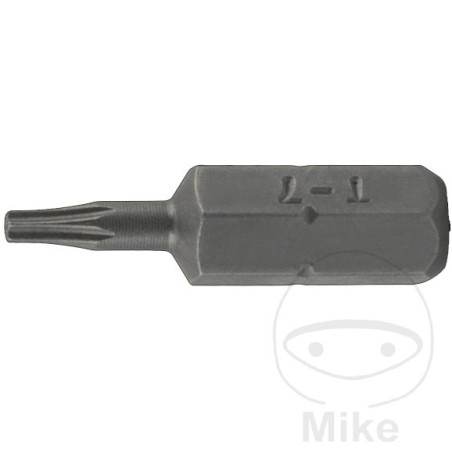 torx-schroevendraaierbit met gat t20 25 mm 1/4 = 6.3 mm