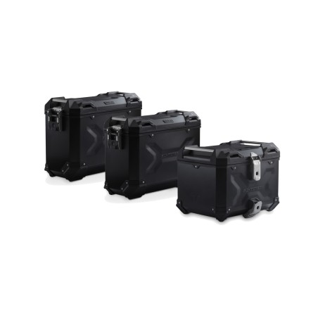luggage set, stainless steel support adventure