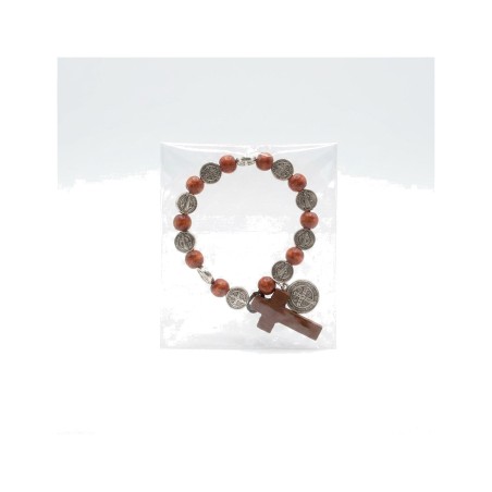 bracelet décennaire saint-benoît dévotion (chapelet, bracelet, amulette, cadeau)