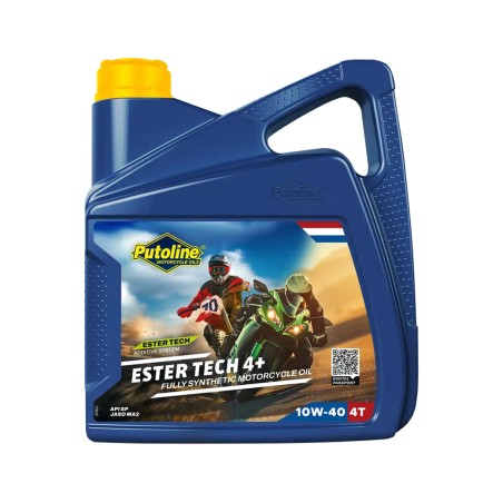 synthetisches motoröl für motorräder ester tech syntec 4 10w-40 4l