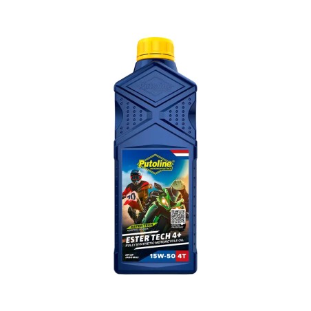 synthetisches motoröl für motorräder ester tech syntec 4 15w-50 1l