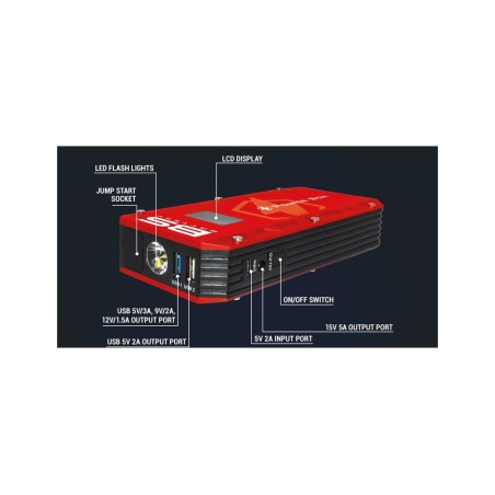 batteri start/lader power box pb-02