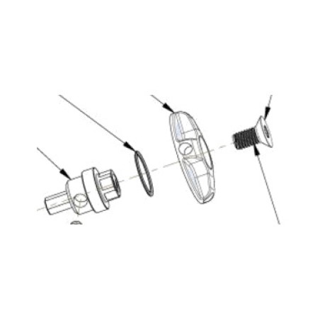 vis du régulateur de compression dhx rc4 m3 x 6mm