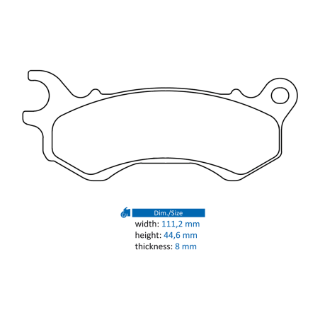 pastilhas travão sinterizadas cl brakes