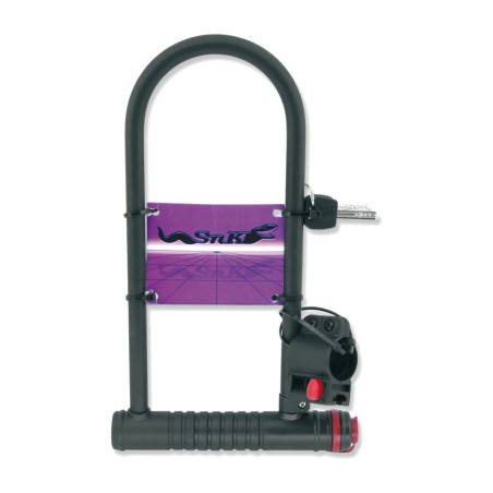 blocco forcella ø12mm con supporto per reggisella o telaio della bicicletta - vector