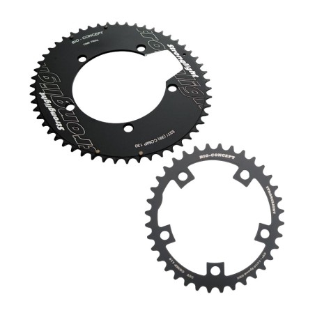 kit de platos ovalados stronglight para bicicletas de 10/11 velocidades bcd 110