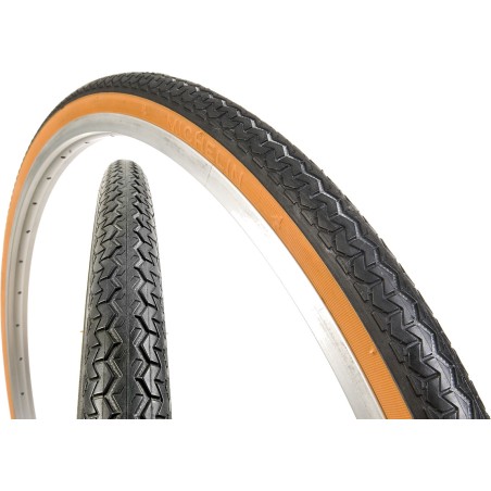 capa de pneu michelin translúcida/preta 650x35a world tour para bicicleta urbana