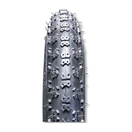 black hutchinson 12-1/2 x 2-1/4 tire for children's bicycles - semi-slick for city use and dirt and asphalt roads