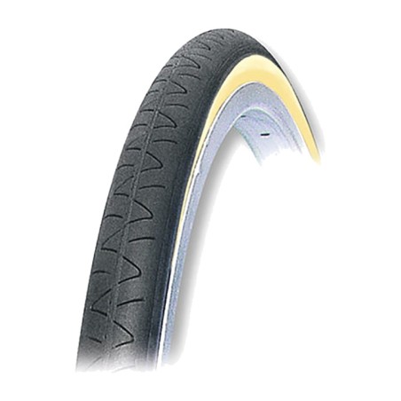 dæk vee rubber 700x28c transparent/sort vr078 - til slange - city/urban-type