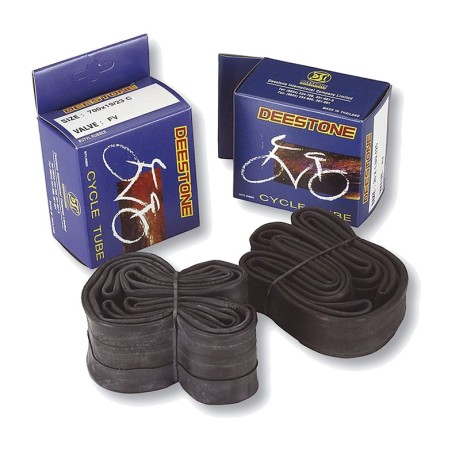 tubo interno deestone 12-1/2x2-1/4 com válvula presta de 40 mm para bicicletas