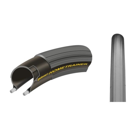 pneu de vélo noir pour rollers d'entrainement 26x1.75