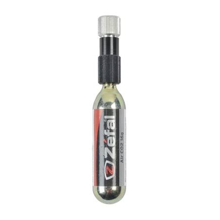gonfleur co2 zefal avec régulateur et adaptateur pour cartouche 16g