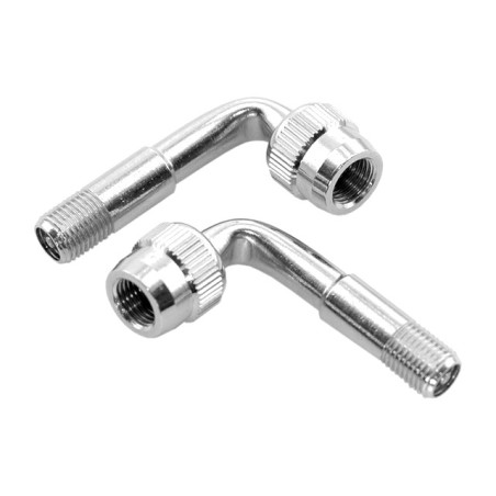 adaptateur courbé pour valve schrader moto et vélo - remplacement pour gonfleur v bike