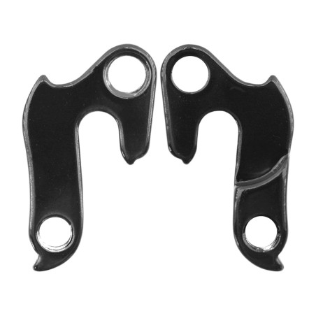 patilla puntera de cambio de bicicleta de aluminio forjado con revestimiento anodizado