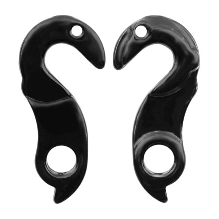 patilla de cambio de aluminio 6061-t6 forjado en frío y mecanizado cnc para bicicletas