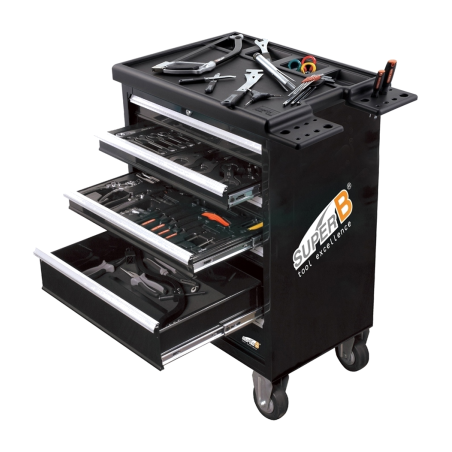 kar, professionele werkplaats, complete & met accessoires, fiets tba9000