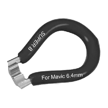 stålegenøgle mavic® 6.4mm 7 tænder grå til cykler - super b