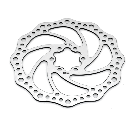 vlnitý brzdový kotúč wave ø160mm bicykel