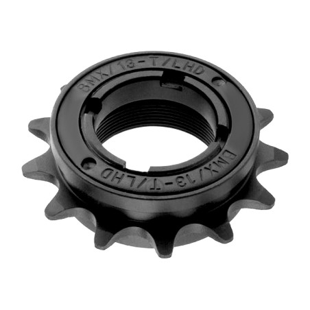 piñón bmx pro de acero cromoly de 13 dientes, negro, 30mm