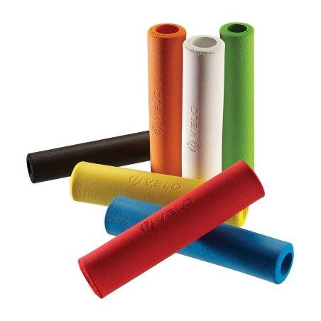 ultralight silicone grips for marathon/road/rally 135mm - pair of grips for mtb, e-bike, trekking/touring