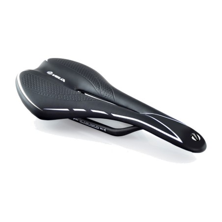 seat, velo carbon fiber rails black white prostatic 150g 270x130mm bicycle