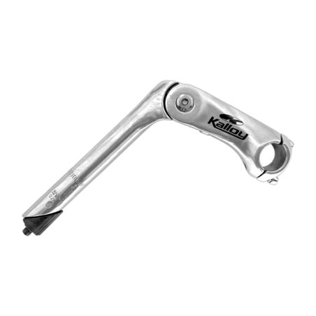 potencia regulable de manillar para bicicleta mtb/city kalloy uno - plata