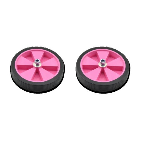pair of complete wheels for children's stables with vicma ø120mm colored rims