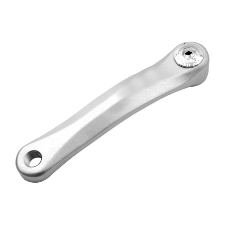 silver aluminum left crank arm 170mm for bicycle
