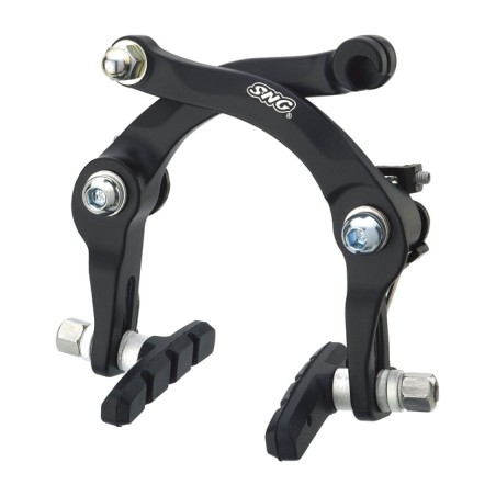 u-bremse system til alhonga cykel, smedet legering i fusion, spoolfjedre, sort farve