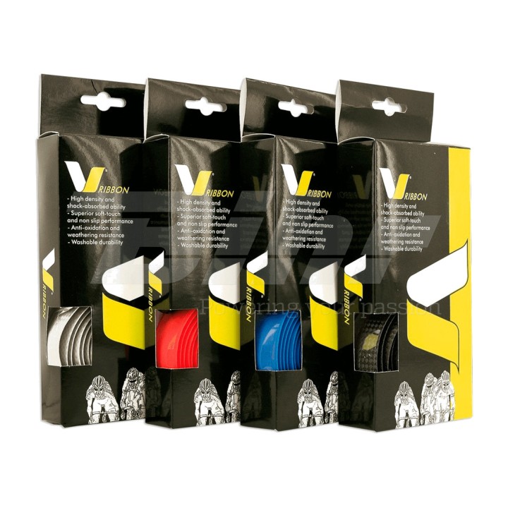 V BIKE Carbonlook Road Handlebar Tape Black - Ribbon 841