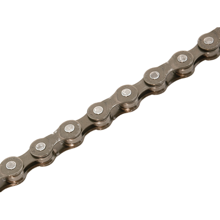 cadena kmc z51 para bicicleta de 7 velocidades - 114 eslabones, compatible con shimano hg/ig