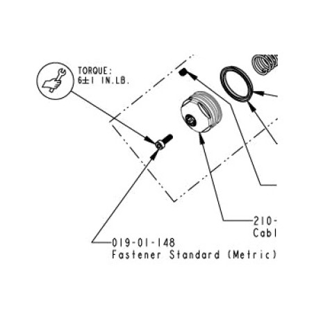 hollowkop-schroef socket cap m2.5 x 8mm