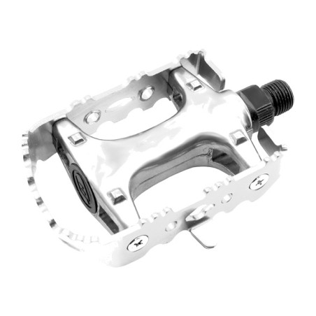 pedales de bicicleta mtb/ciudad xerama, cuerpo de aluminio y eje cr-mo, peso de 216g