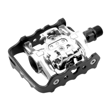 vp components blandede pedaler til mtb og bycykel med shimano spd-klods