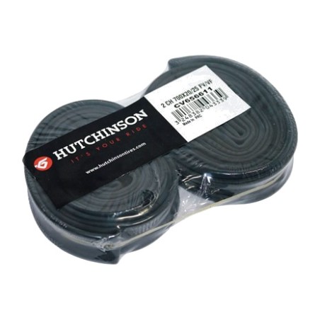 camere d'aria per bicicletta hutchinson 27.5x1.70-2.35 con valvola presta (48mm) - blister da 2 unità
