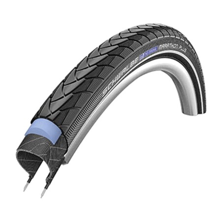 sort stivt dæk marathon plus smart guard 26x1.50
