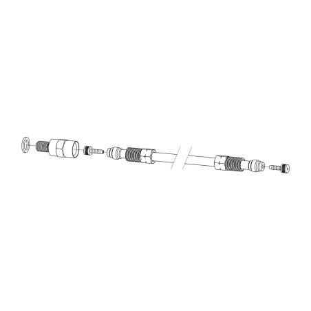 kit reparación latiguillo cable freno disco hidráulico avid - accesorios de tornillería y adaptadores para mtb y bicicletas eléctricas