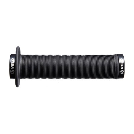 lenkergriff, velo 145mmsynthetisch mit gropen stops schwarz farbe