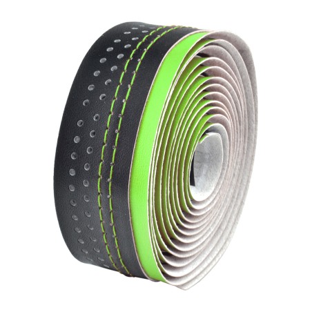 velo vlt-041 road bike handlebar tape perforated in two-tone microfiber