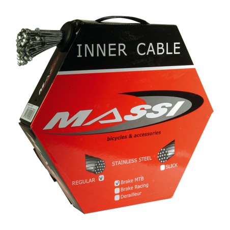 cablu frână 1.6x1700mm în cutie de 100 unități pentru mtb
