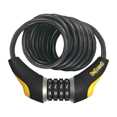 kierteinen yhdistelmälukko doberman combi 185cmx10mm
