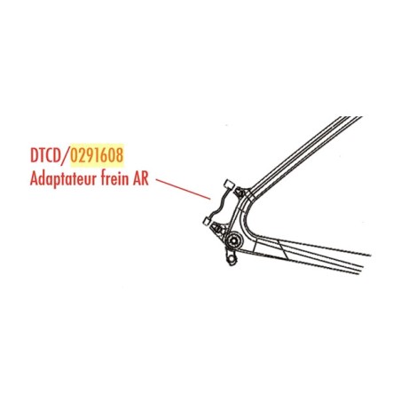 rahmenadapter-kit für bremse 989