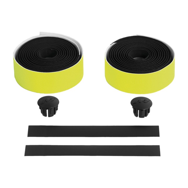 Cinta de Manillar Bicicleta Dual Wave Fluor Massi - Negro/Verde