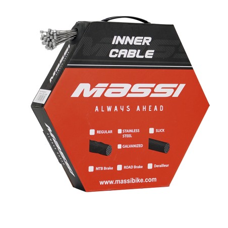 cabo de reboque de freio road inox (50u)