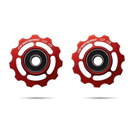 sats hjulrullar bakväxel legering pw shimano 11s