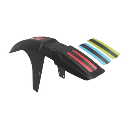 guardabarros delantero deflector fm30 27.5+/29 de zefal - ligero y fácil de instalar