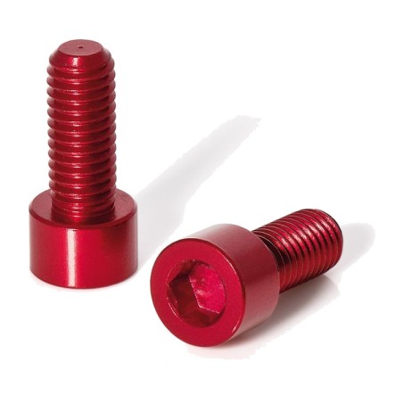 tornillo de aluminio cabeza hexagonal portabidon 2u bc-x02 m5x17 mm