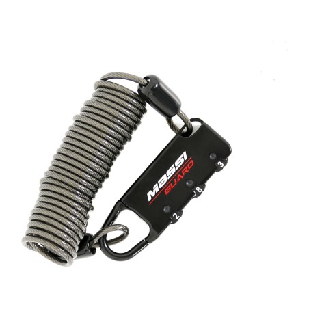 candado en espiral cierre con combinacion lizard 3x1800mm