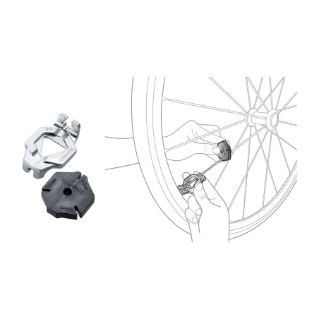 chave para raios duospoke m7/m9