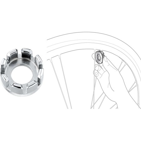 chiave raggi multispoke